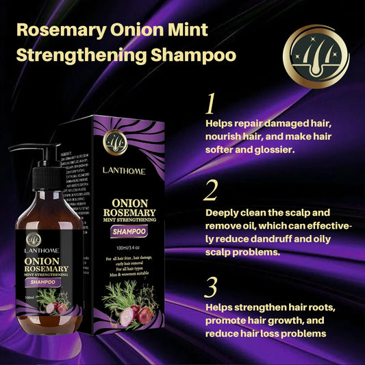 100ML Hair Shampoo For Fast Hair Growth Rosemary Onion Shampoo Spray Anti Hair Loss Effective Within 7 Day Hair Growth Product